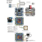 Original MATEK F405-HDTE F4 Flight Controller STM32F Built-in Dual BEC OSD Blackbox 9-60V HD Analog VTX Racing UAV Parts